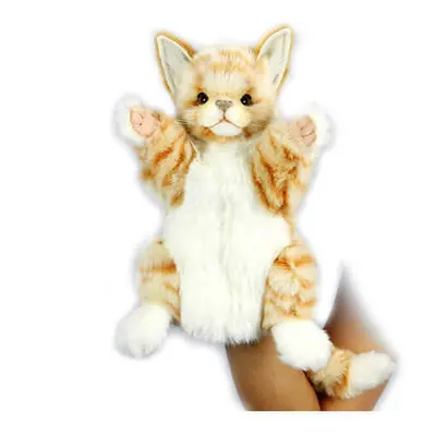 Hansa Realistic Hand Puppet (Ginger Cat)