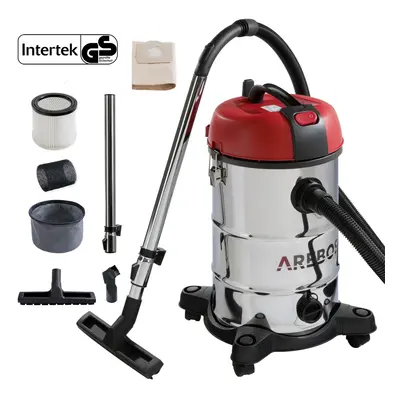 AREBOS Industrial Vacuum Cleaner W | Wet & Dry | Ash Vacuum Cleaner for Fireplace & Grill | L Co