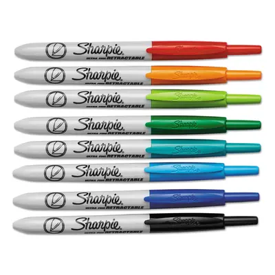 Sharpie Retractable Permanent Marker Ultra Fine Tip Assorted C