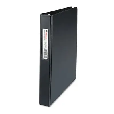 D-Ring Binder 1"" Capacity 8-1/2 x Black