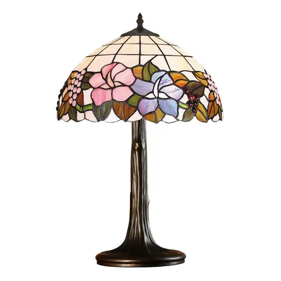 Lily Medium Tiffany Style Stained Glass Table Lamp