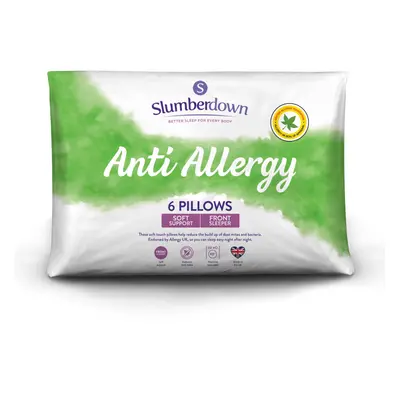 (Soft, Pack) Slumberdown Anti Allergy Pillow UK Made