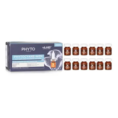 Phyto - PhytoCyane Anti-Hair Loss Treatment (For Men) - 12x3.5ml/0.11oz