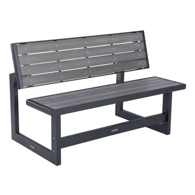 Lifetime Outdoor Convertible Bench Inch Harbor Gray