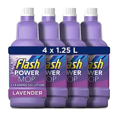 Powermop Refill Liquid, Floor Cleaner, French Lavender, Litres (1.25 x 4)