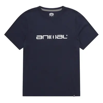 (S, Navy) Animal Mens Classico Organic T-Shirt