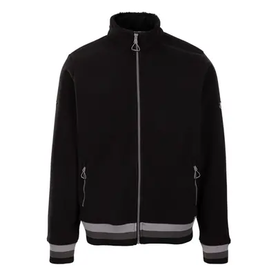 (S, Black) Trespass Mens Fleece Jacket AT300 Full Zip Elford