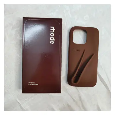 (Espresso ) Silicone Rhode Case iPhone Pro+free gift