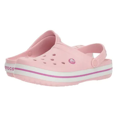 Crocs unisex adult Men's and Women's Crocband Clog Pearl Pink/Wild Orchid Women Men US