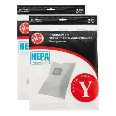 Hoover Type Y HEPA Filter Bag Set of Bags