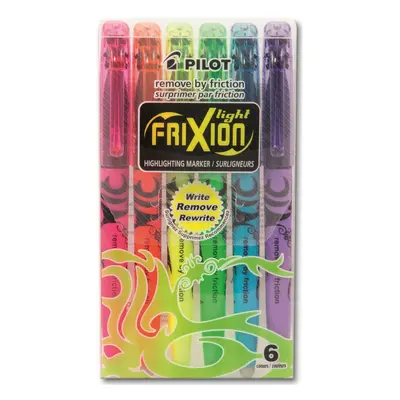 Pilot FriXion 4136S6 highlighters Light, Pack of