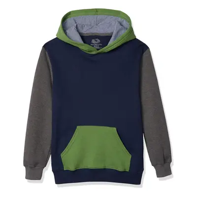 Fruit of the Loom Boys' Fleece Hoodie Sweatshirt Ghost Game Green/Cha