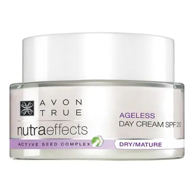 Avon Nutra Effects Ageless Day Cream SPF 50g - Dry/Mature - Active Seed Complex