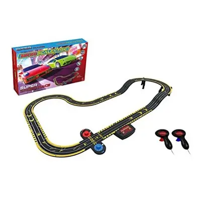 Micro Scalextric Super Speed Race Set - Lamborghini vs Porsche - Battery Powered Set. Micro