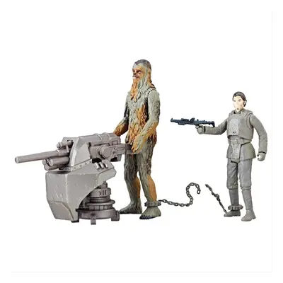 Star Wars Chewbacca (Mimban) and Han Solo (Mimban) - Force Link 2.0 Action Figures