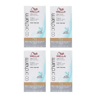 (4pk Lightest Beige Blonde) Wella Blonde Colour Charm | Permanent Liquid Hair Toners