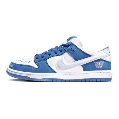 (EUR:40) Nike Dunk Low x Born x Raised White Blue FN7819-400 Men's Trainers