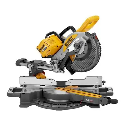 DeWALT DCS727T2-GB 54V XR FLEXVOLT 250mm Double Bevel Slide Mitre Saw with x 6.0ah Batteries