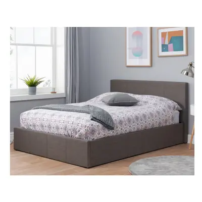 Beda King Size Fabric Ottoman - Grey