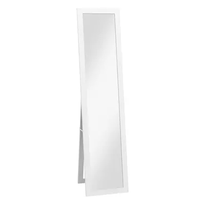 HOMCOM Full Length Mirror, Farmhouse Wall Mirror, Hanging & Freestanding