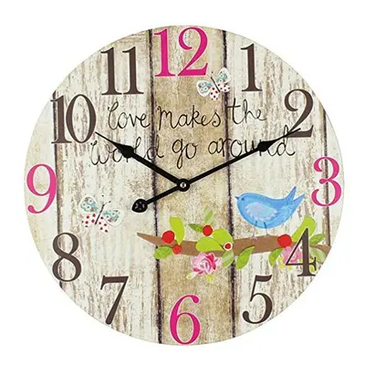 Widdop Bingham Home Living What Makes The World Go Round Clock