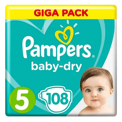 Pampers Baby-Dry Nappies Size (11 - kg) - Pack of to Pampers Baby-Dry Nappies Size (11 - kg) (24