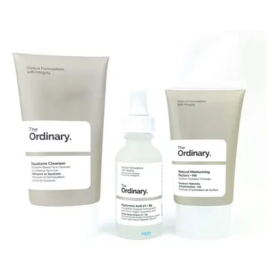 The Daily Set.Three Hydrating Formulas. Squalane cleanser(50ml)&The Ordinary Hyaluronic Acid 2% 