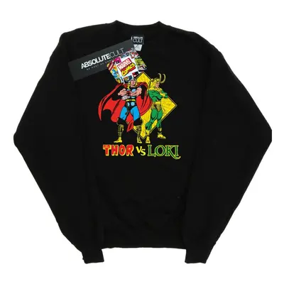 (XL, Black) Marvel Mens Thor Vs Loki Sweatshirt