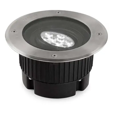 Leds-C4 Gea - Outdoor LED Recessed Ground Uplight Stainless Steel Polished 18.4cm 1566lm 3000K I