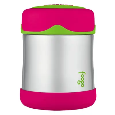 Thermos Foogo Vacuum Insulated Stainless Steel 10-Ounce Food Jar Watermelon/Green