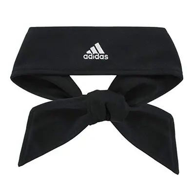 adidas Unisex Tennis Tie II Hairband, Black/White, ONE SIZE