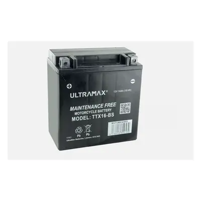 Ultramax Battery SLA BTX16 YTX16-BS Triumph Tiger XR ABS