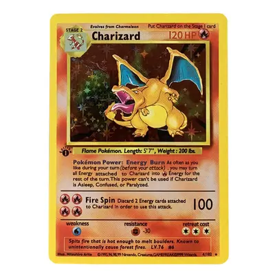 (Charizard) 3Pcs Pokemon Years English Cards PTCG Charizard Blastoise Venusaur