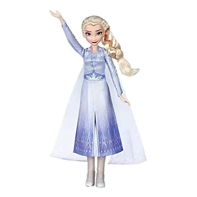 Disney Frozen Singing Elsa Fashion Doll with Music Wearing Blue Dress Inspired by The Frozen Mov