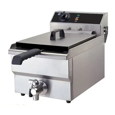 Quattro Litre Tank Commercial Fryer With Drain Tap