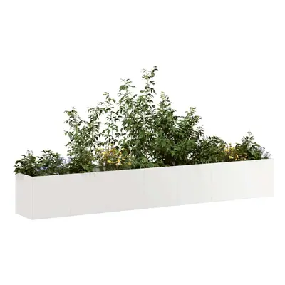 vidaXL Planter 280x40x40 cm Stainless Steel