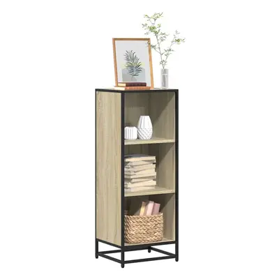 vidaXL Book Cabinet Sonoma Oak 40x35x107.5 cm Engineered Wood