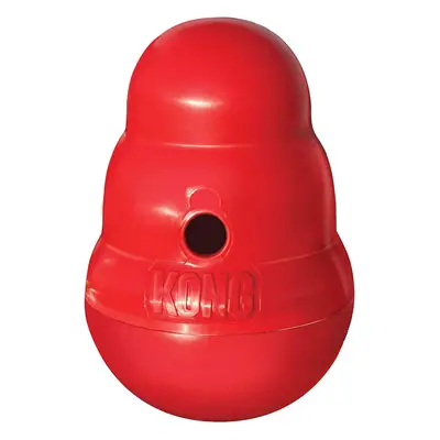 KONG Wobbler - Interactive Dog Feeder Toy - Slow Feeder Toy for Dog Mental Stimulation - Dog Enr