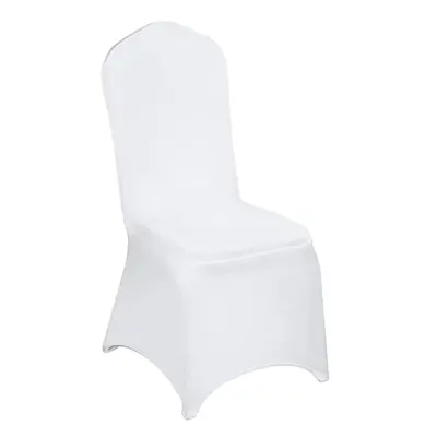 VEVOR 50pcs/100pcs/150pcs Chair Cover Wedding Spandex Flat Fronted Chair Covers Stretch Fabric R