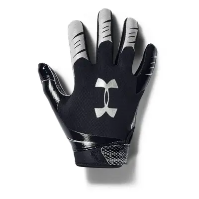 Under Armour Youth Boys F7 Football Gloves Black 001Metallic Silver Youth Small