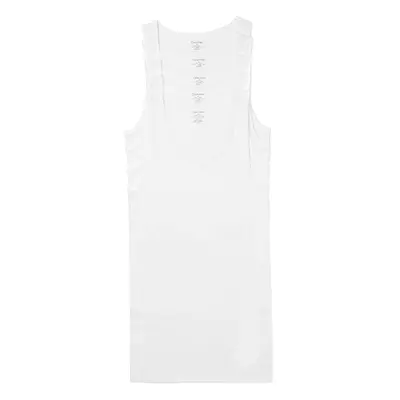 Calvin Klein Men's Cotton Classics 5-Pack Tanks White Small