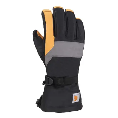 Carhartt mens Pipeline Cold Weather Gloves Black/Dark Grey/Barle