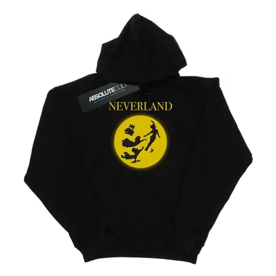 (M, Black) Disney Womens/Ladies Peter Pan Moon Silhouettes Hoodie