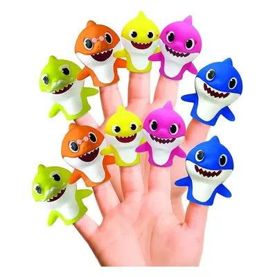 Nickelodeon Baby Shark Pc Finger Puppet Set - Party Favors, Educational, Bath Toys, Story Time, 