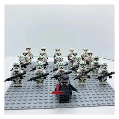 (Star Wars-J) 21PCS Star Wars 501st Clone Troopers Rex Minifigures Kids Toy Set Fit Lego (Exclud