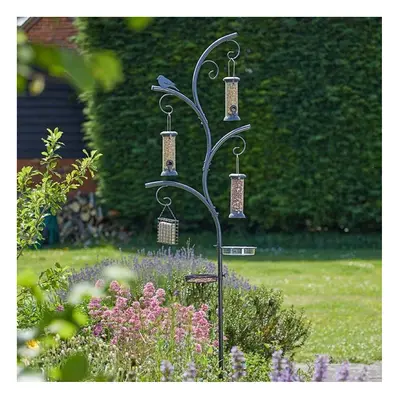 Complete Wild Wings Bird Feeder Feeding Station for Garden- Feeders included