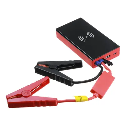 600A 20000mAh Portable Car Jump Starter Wireless Fast Charging Power Bank With LCD Screen LED Fl