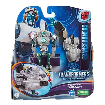 Toys EarthSpark Warrior Class Terran Thrash, 5â Action Figure, Robot Toys for Kids Ages and Up