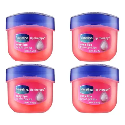 Vaseline Lip Therapy Lip Balm Mini Rosy Lips | Lip Repair in a Container for Cracked Dry Lip | T