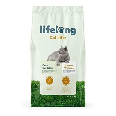 Amazon Brand - Lifelong Corn Cat Litter 25L